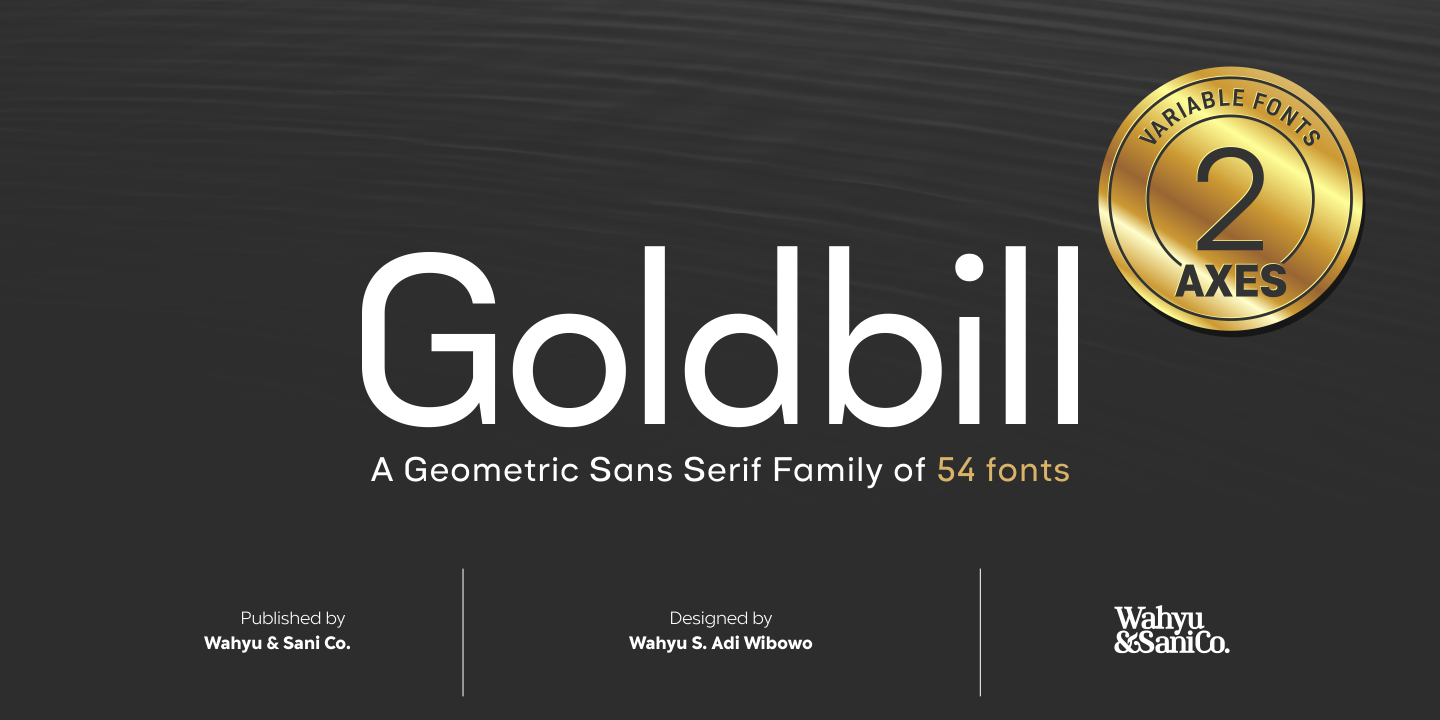 Example font Goldbill #12